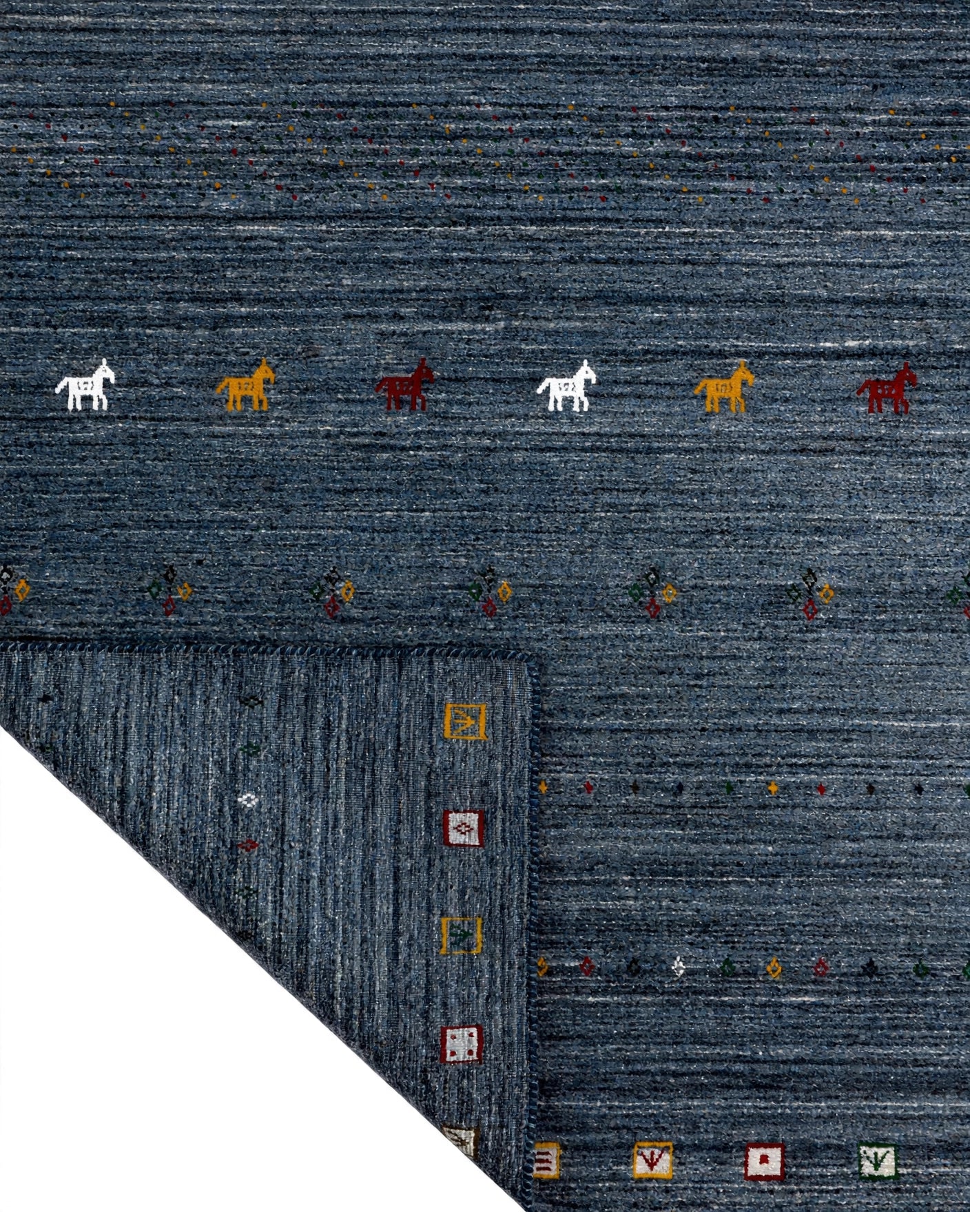 Storm Grey Gabbeh Rug