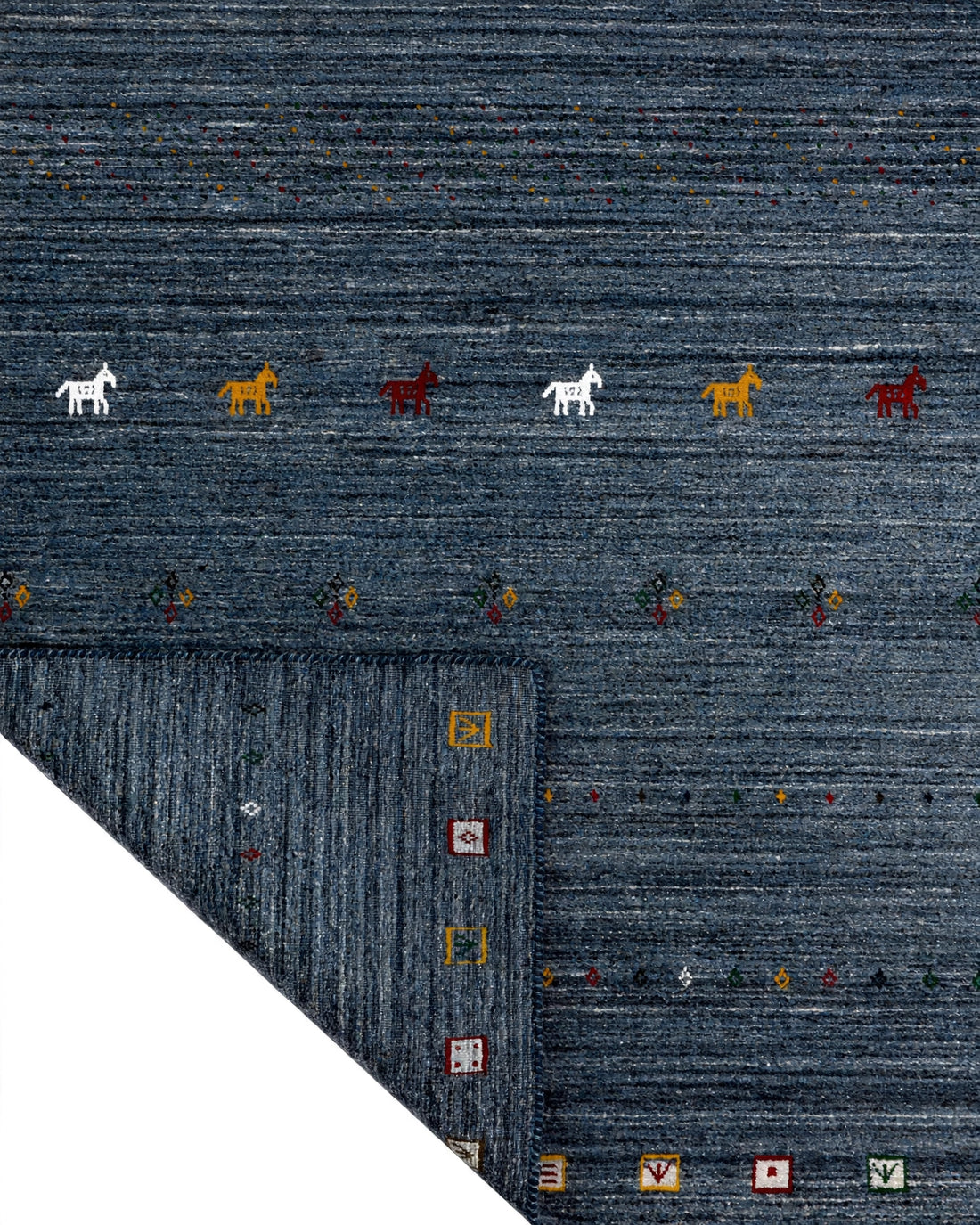 Storm Grey Gabbeh Rug