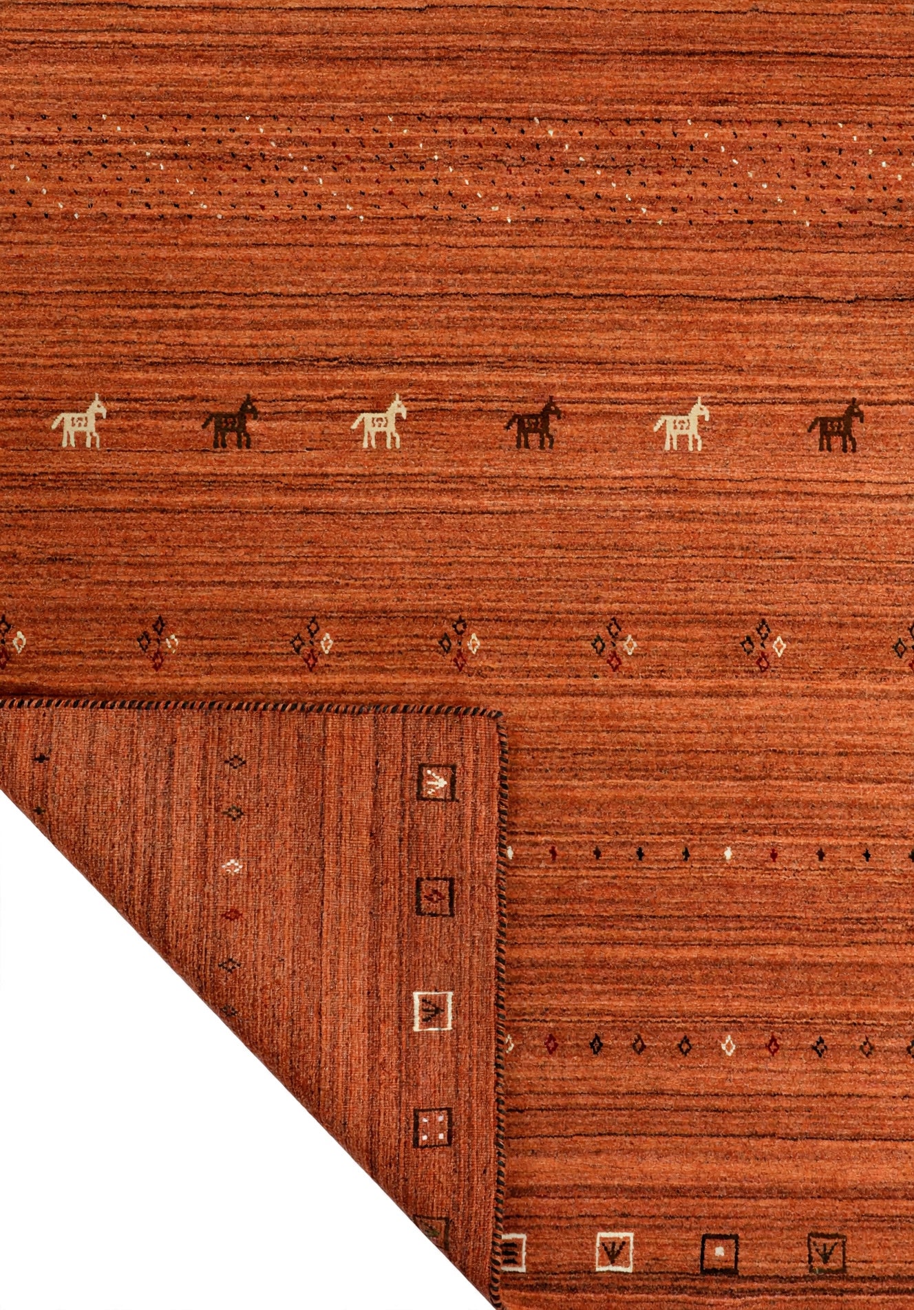 Terracotta Gabbeh Rug