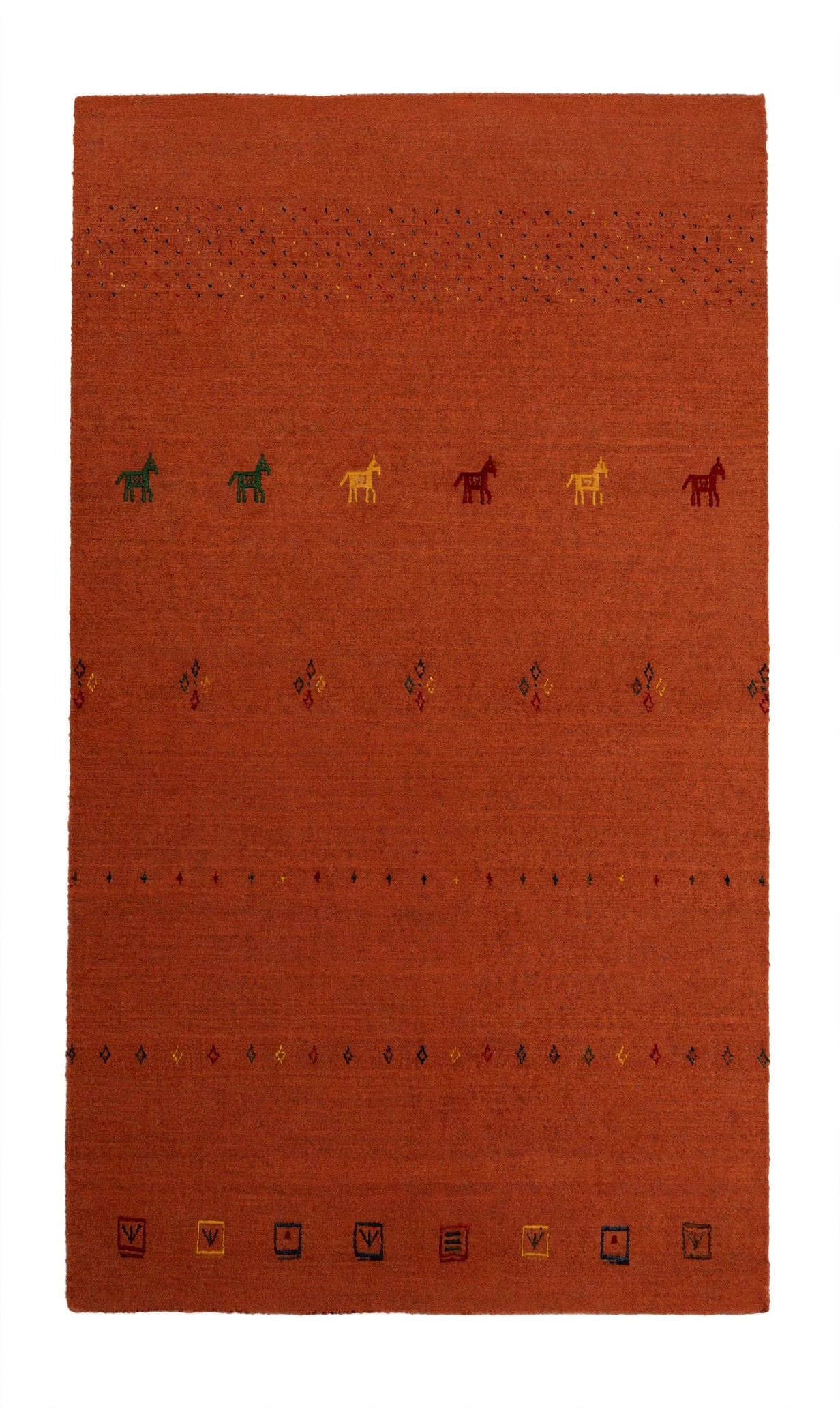 Rust Brown Rug
