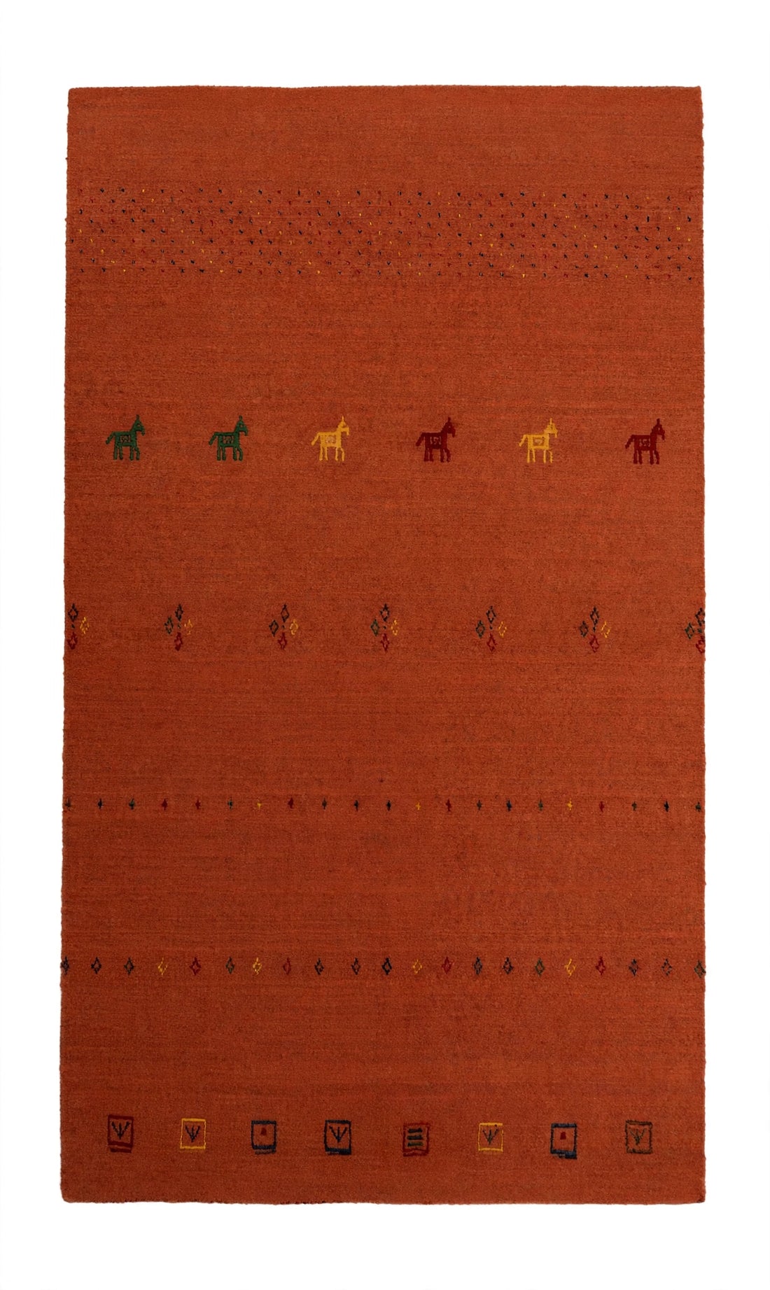 Rust Brown Rug