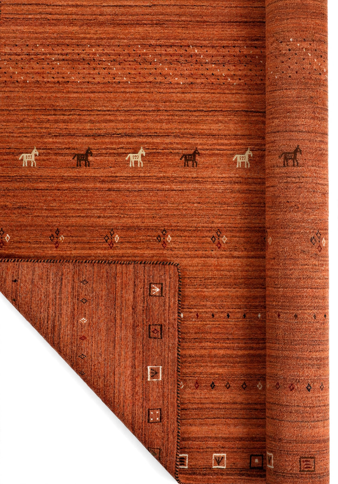 Terracotta Gabbeh Rug