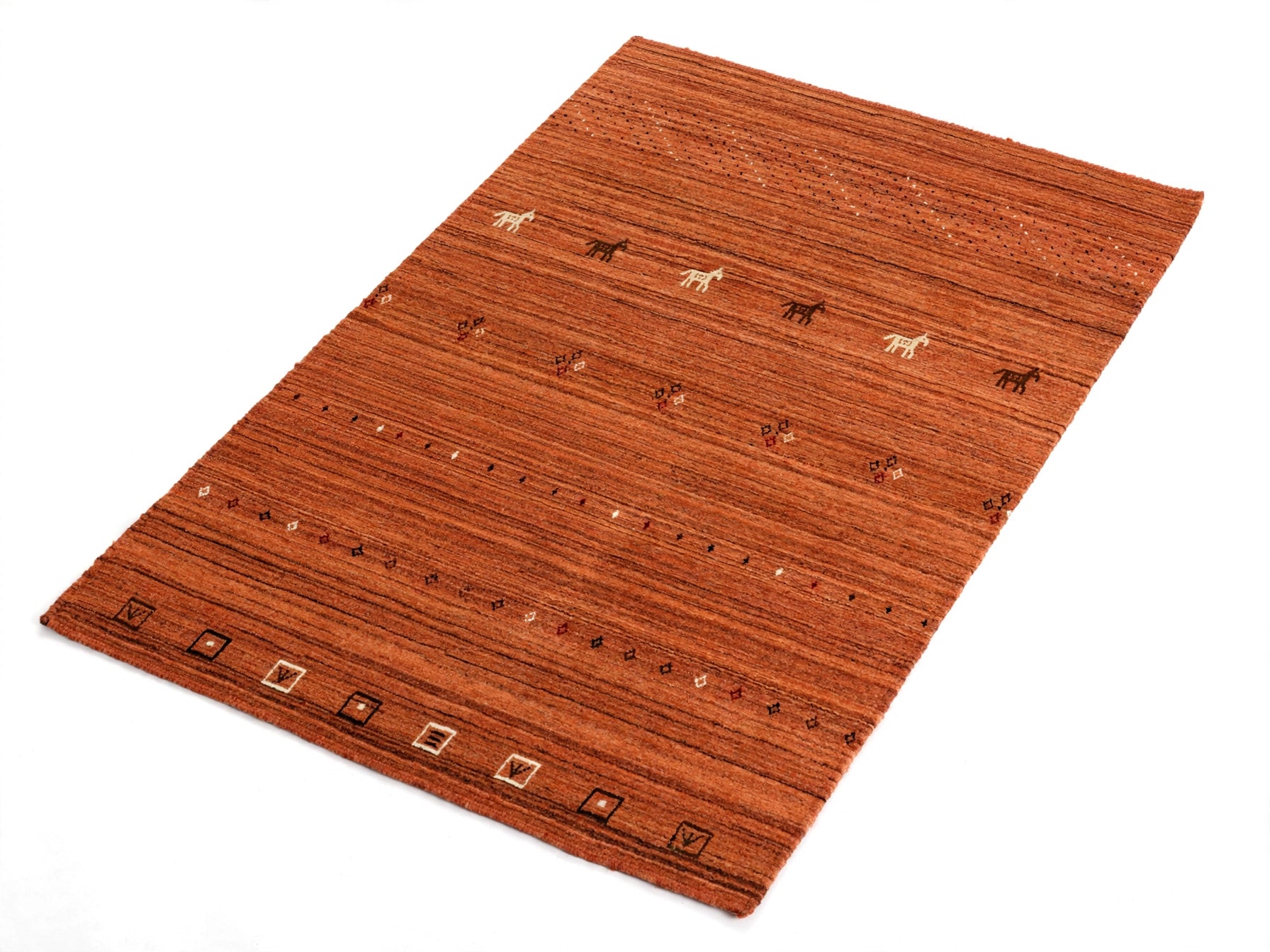 Terracotta Gabbeh Rug