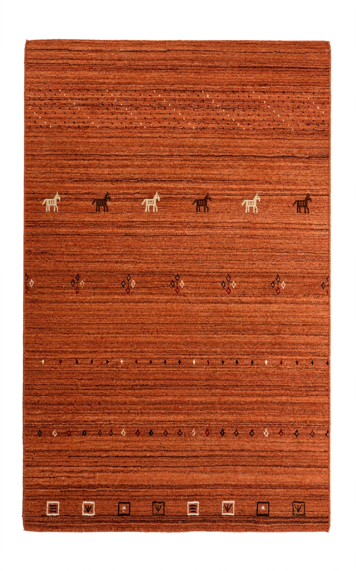 Terracotta Gabbeh Rug