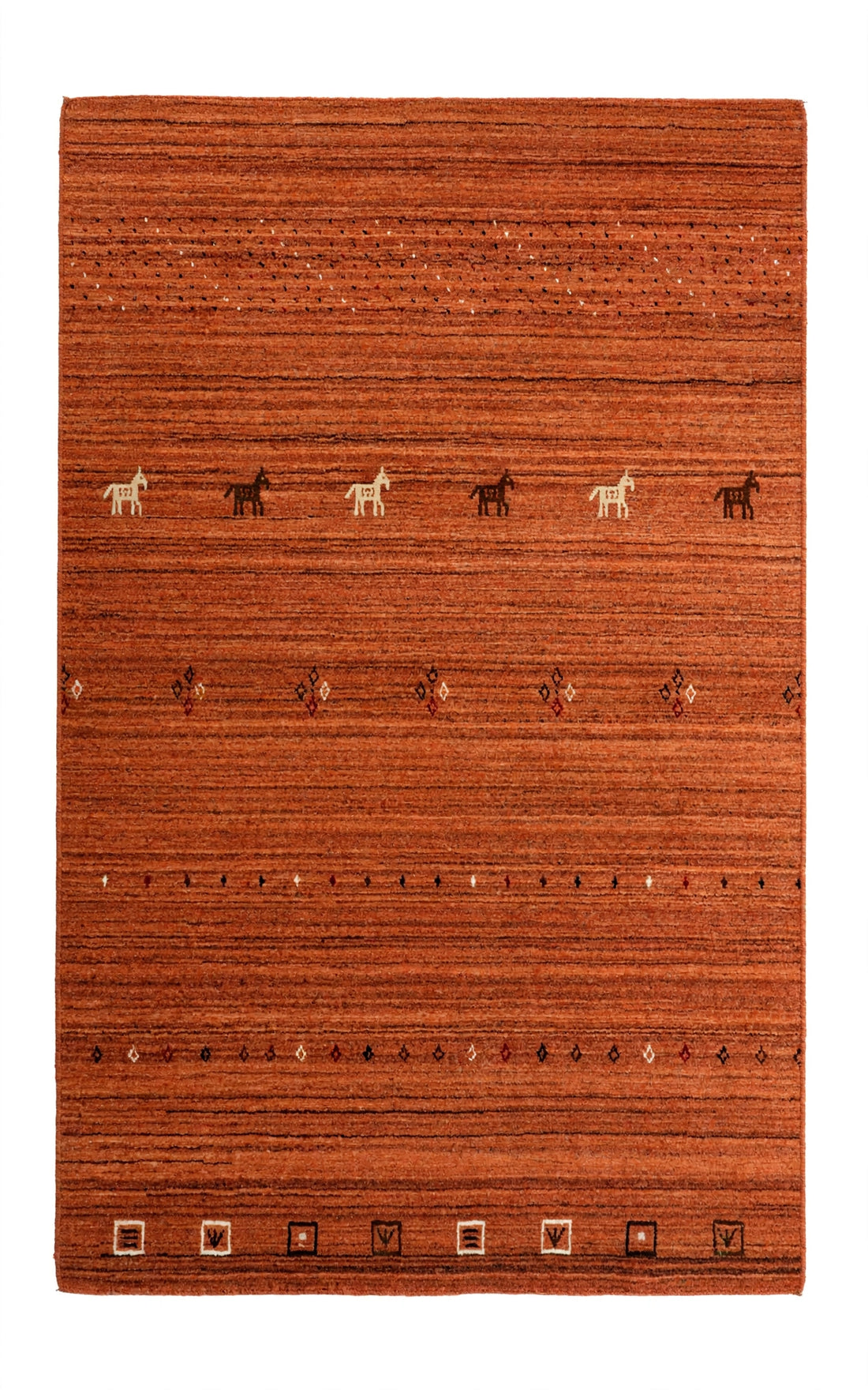 Terracotta Gabbeh Rug